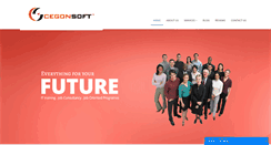 Desktop Screenshot of cegonsoft.co.in